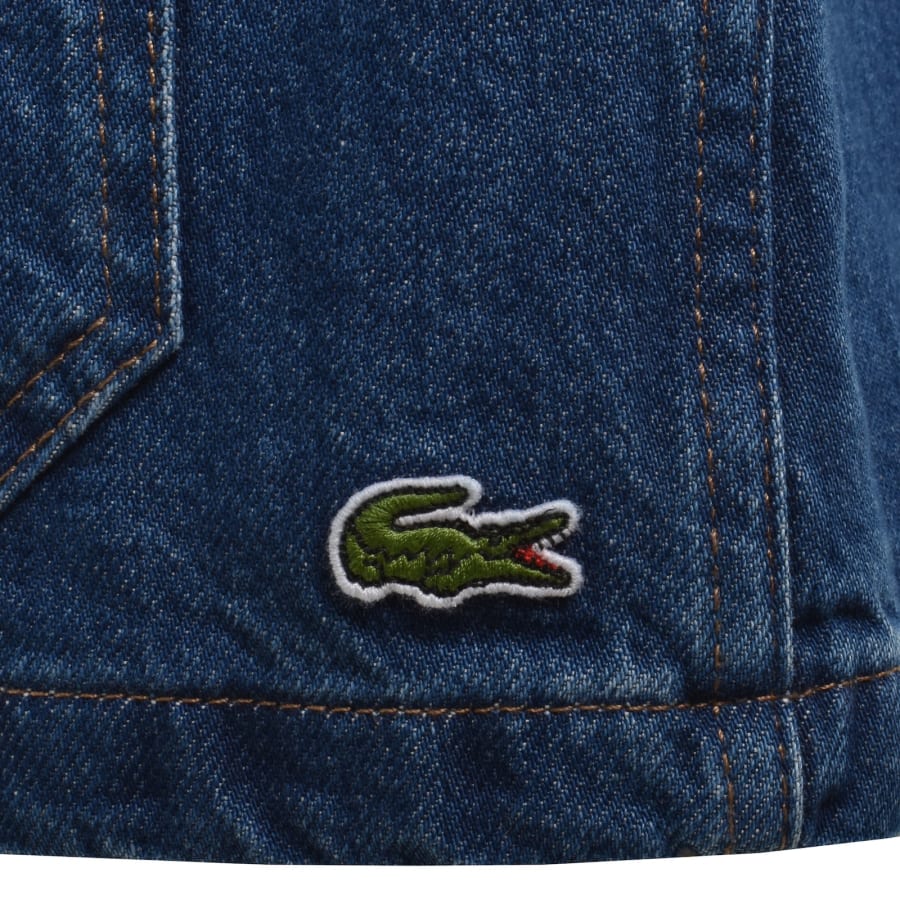 Image number 3 for Lacoste Denim Overshirt Blue