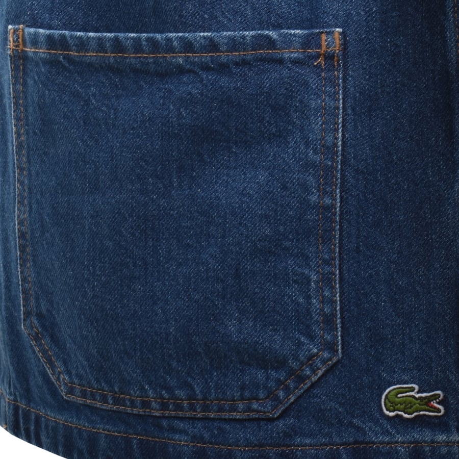 Image number 4 for Lacoste Denim Overshirt Blue