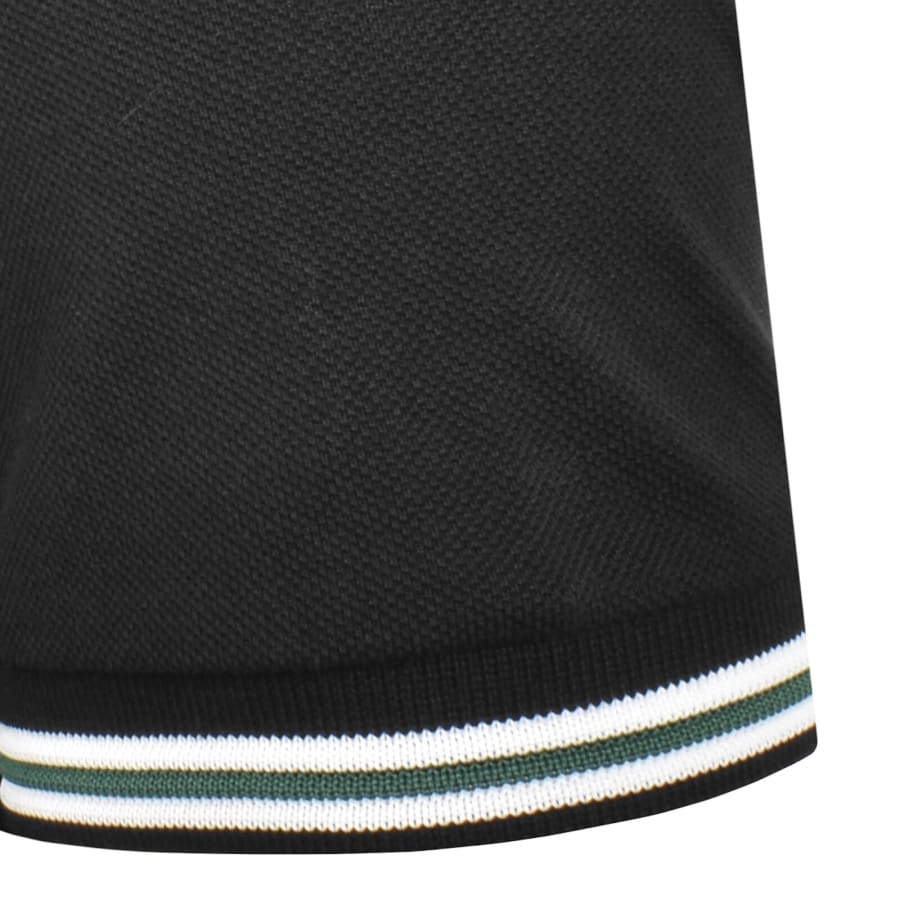 Image number 4 for Lacoste Tipped Polo T Shirt Black