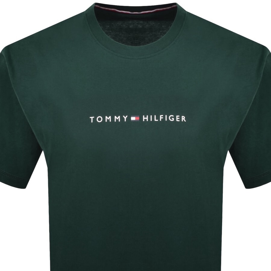 Image number 2 for Tommy Hilfiger Logo T Shirt Green