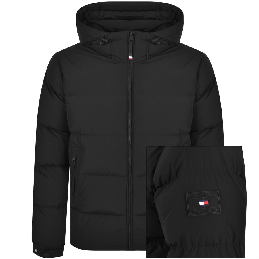Image number 1 for Tommy Hilfiger Down Puffer Jacket Black