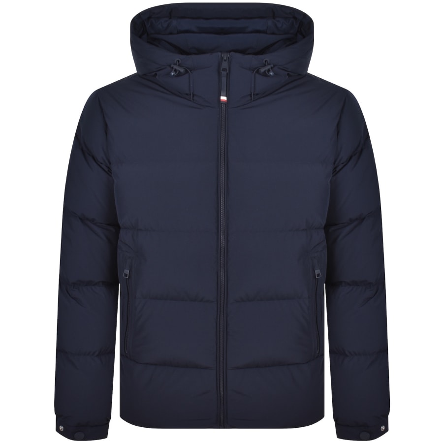 Image number 2 for Tommy Hilfiger Down Puffer Jacket Navy