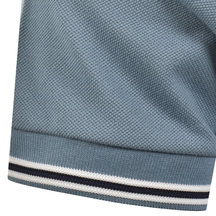 Image number 5 for Lacoste Tipped Polo T Shirt Blue