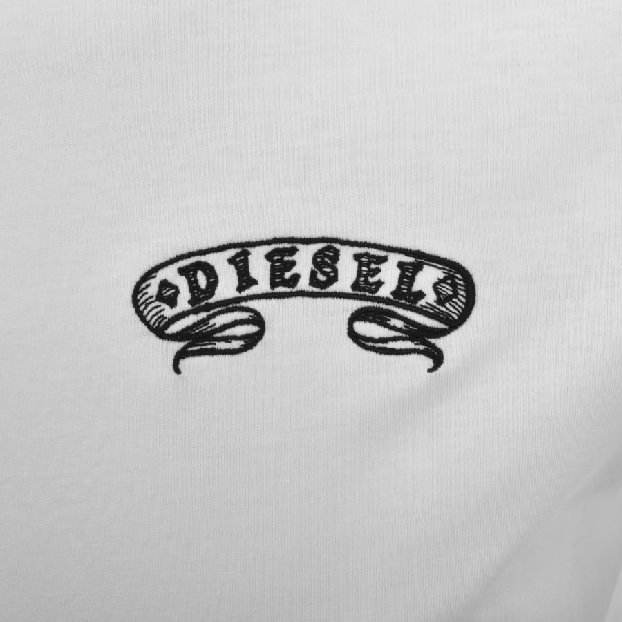 Image number 3 for Diesel T Adjust AA9 T Shirt White