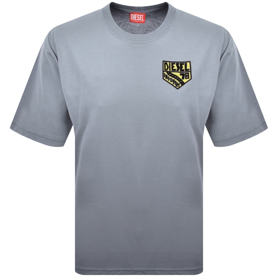 Image number 1 for Diesel T Boxt AA15 T Shirt Grey
