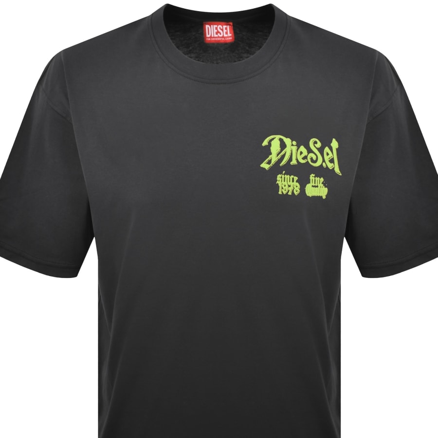 Image number 3 for Diesel T Boxt AA2 T Shirt Grey