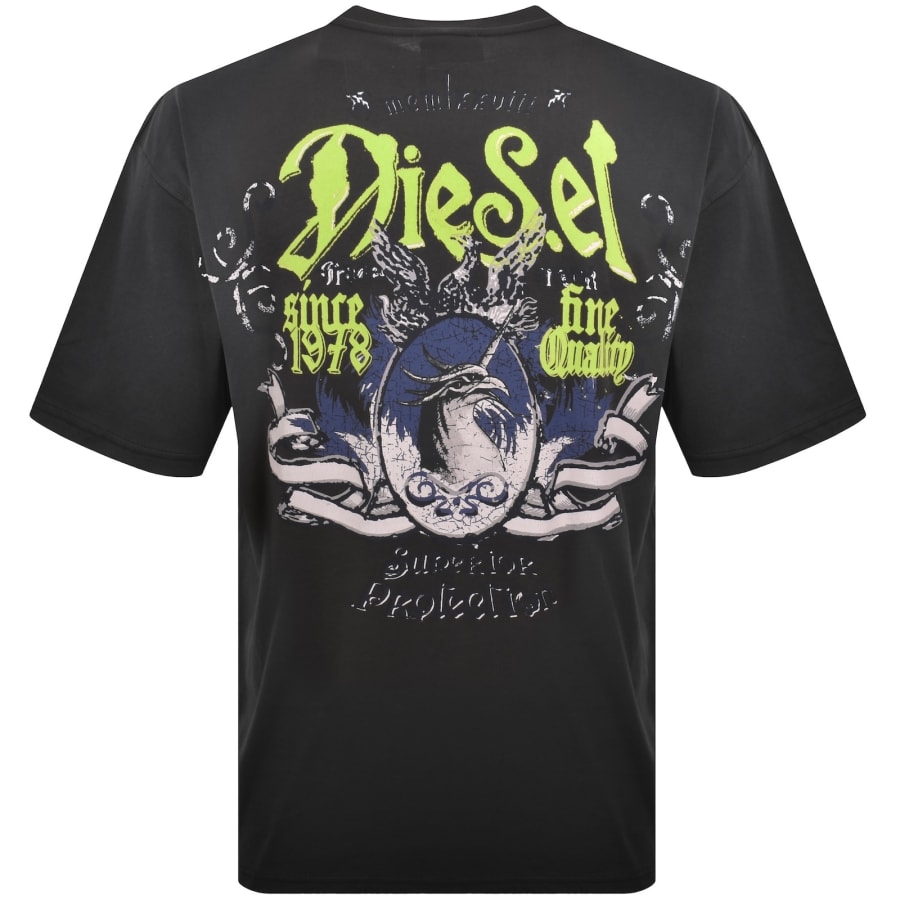Image number 5 for Diesel T Boxt AA2 T Shirt Grey