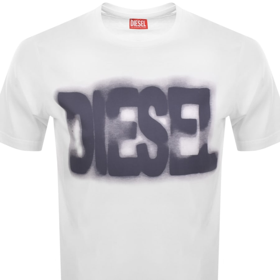 Image number 2 for Diesel T Adjust AA6 T Shirt White