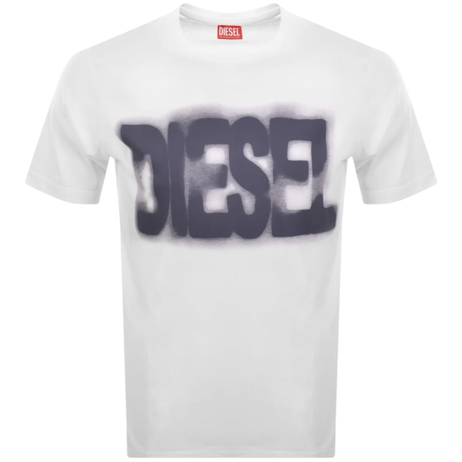 Image number 1 for Diesel T Adjust AA6 T Shirt White