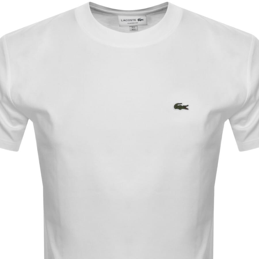 Image number 2 for Lacoste Crew Neck T Shirt White