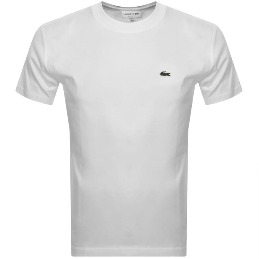 Image number 1 for Lacoste Crew Neck T Shirt White