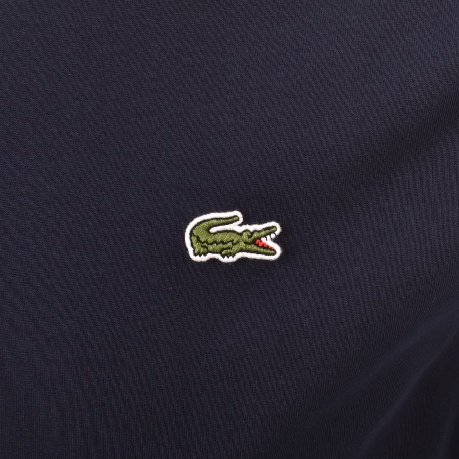 Image number 3 for Lacoste Long Sleeved T Shirt Navy