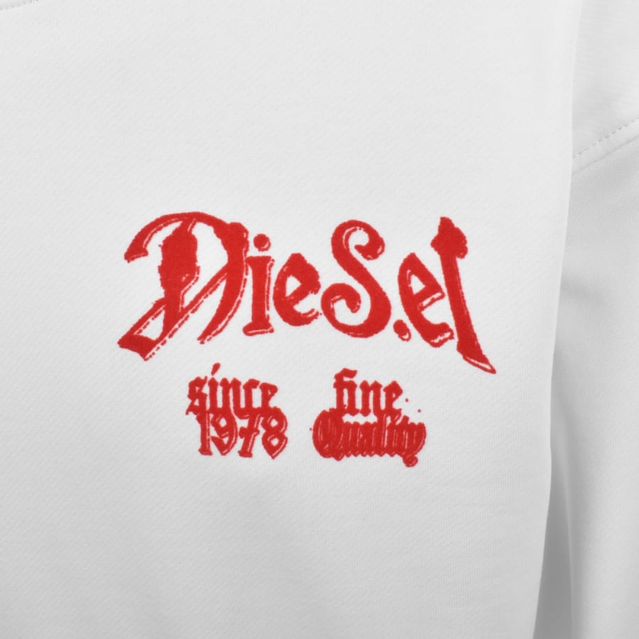 Image number 4 for Diesel S-Boxt AA2 Sweatshirt White