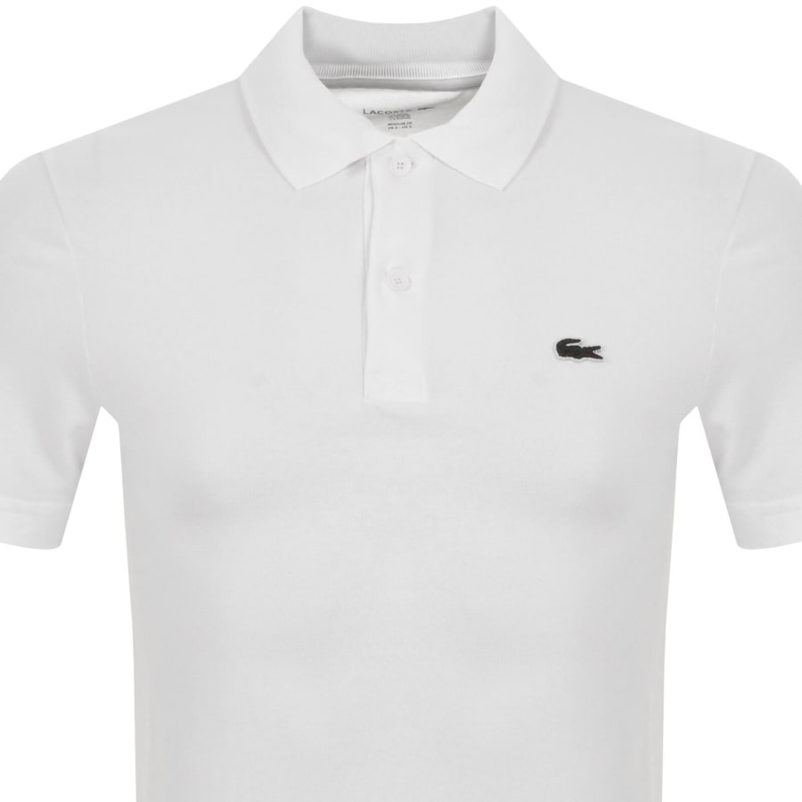 Image number 2 for Lacoste Short Sleeved Polo T Shirt White