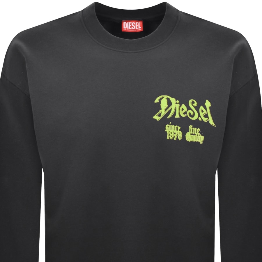 Image number 3 for Diesel S-Boxt AA2 Sweatshirt Grey