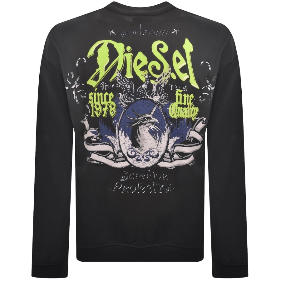 Image number 5 for Diesel S-Boxt AA2 Sweatshirt Grey