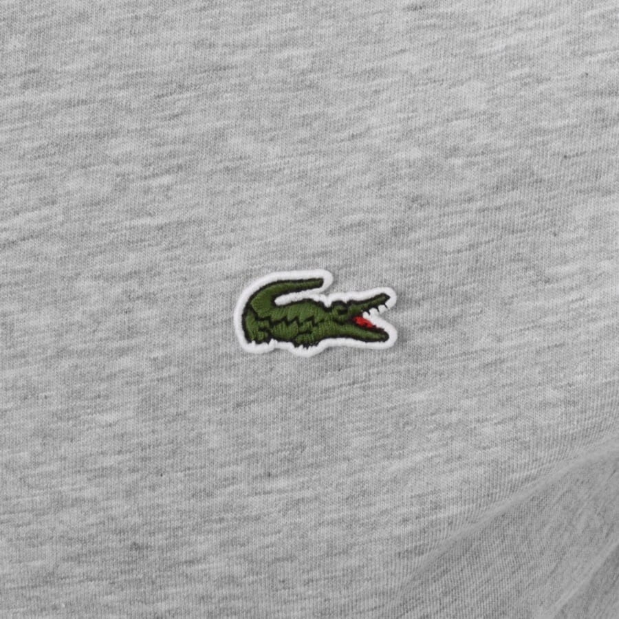 Image number 3 for Lacoste Crew Neck T Shirt Grey