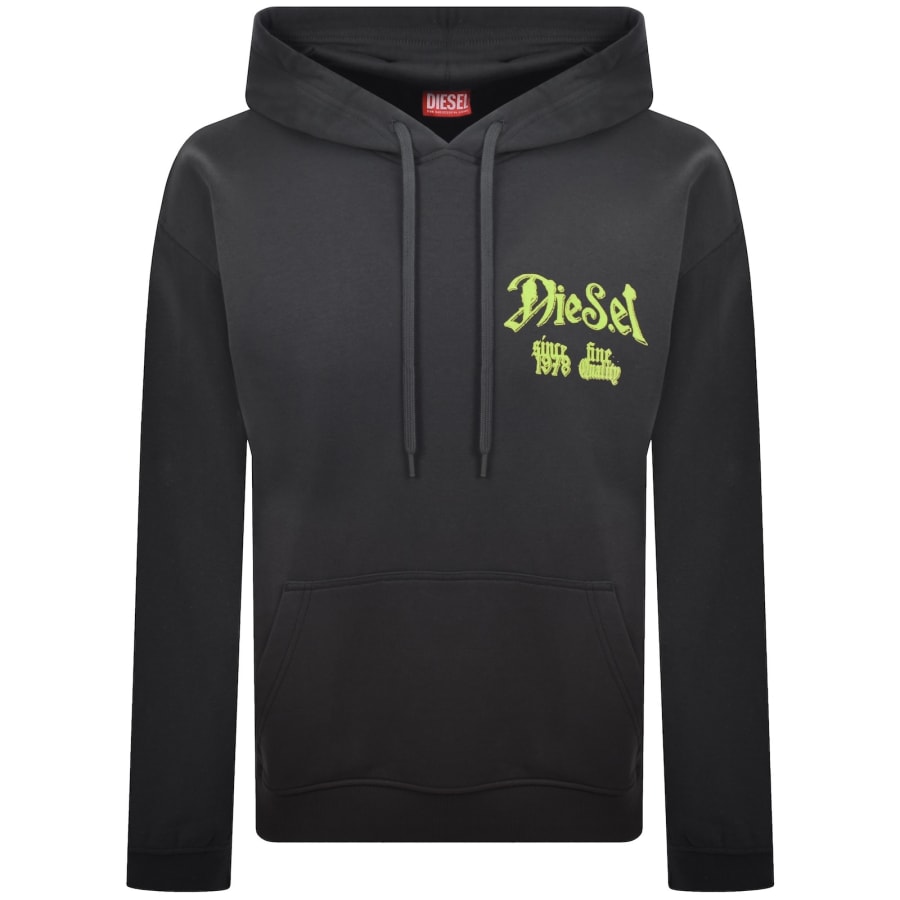 Image number 2 for Diesel S-Boxt AA2 Hoodie Grey