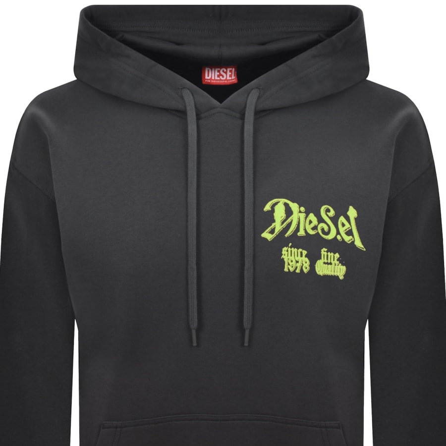 Image number 3 for Diesel S-Boxt AA2 Hoodie Grey