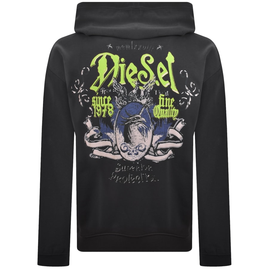 Image number 4 for Diesel S-Boxt AA2 Hoodie Grey