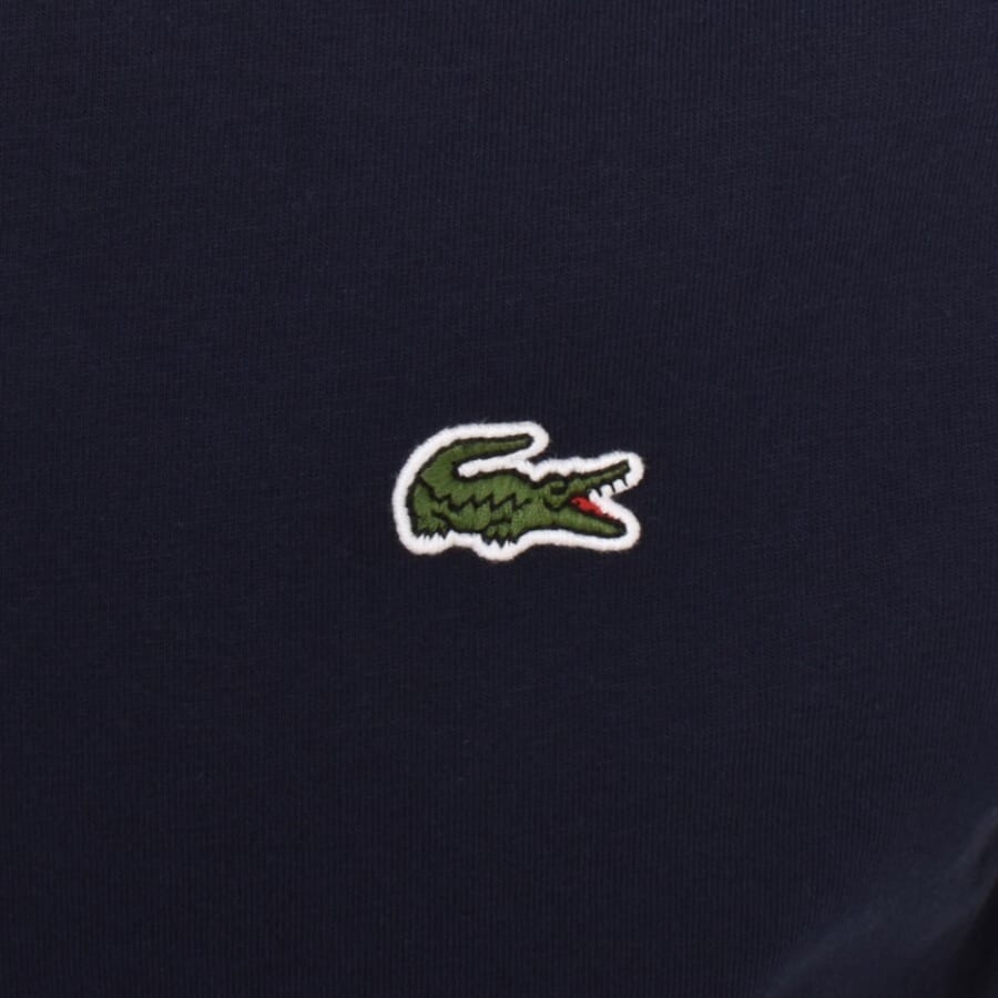 Image number 3 for Lacoste Crew Neck T Shirt Navy