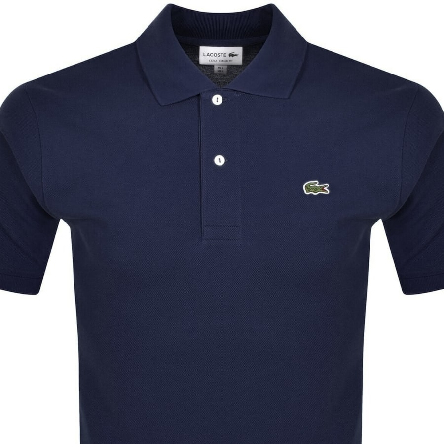 Image number 2 for Lacoste Short Sleeved Polo T Shirt Navy