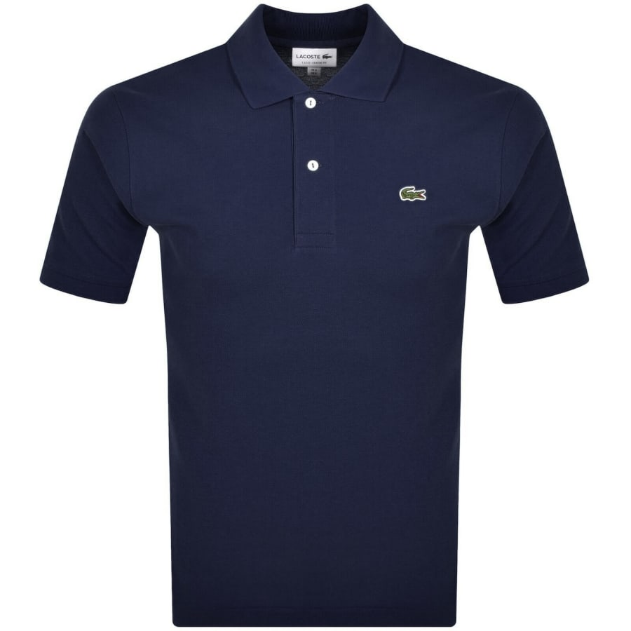 Image number 1 for Lacoste Short Sleeved Polo T Shirt Navy