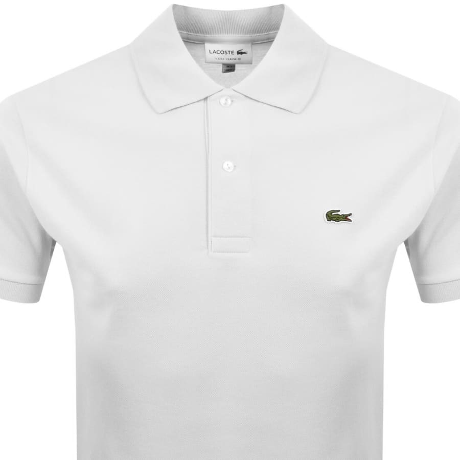 Image number 2 for Lacoste Short Sleeved Polo T Shirt White
