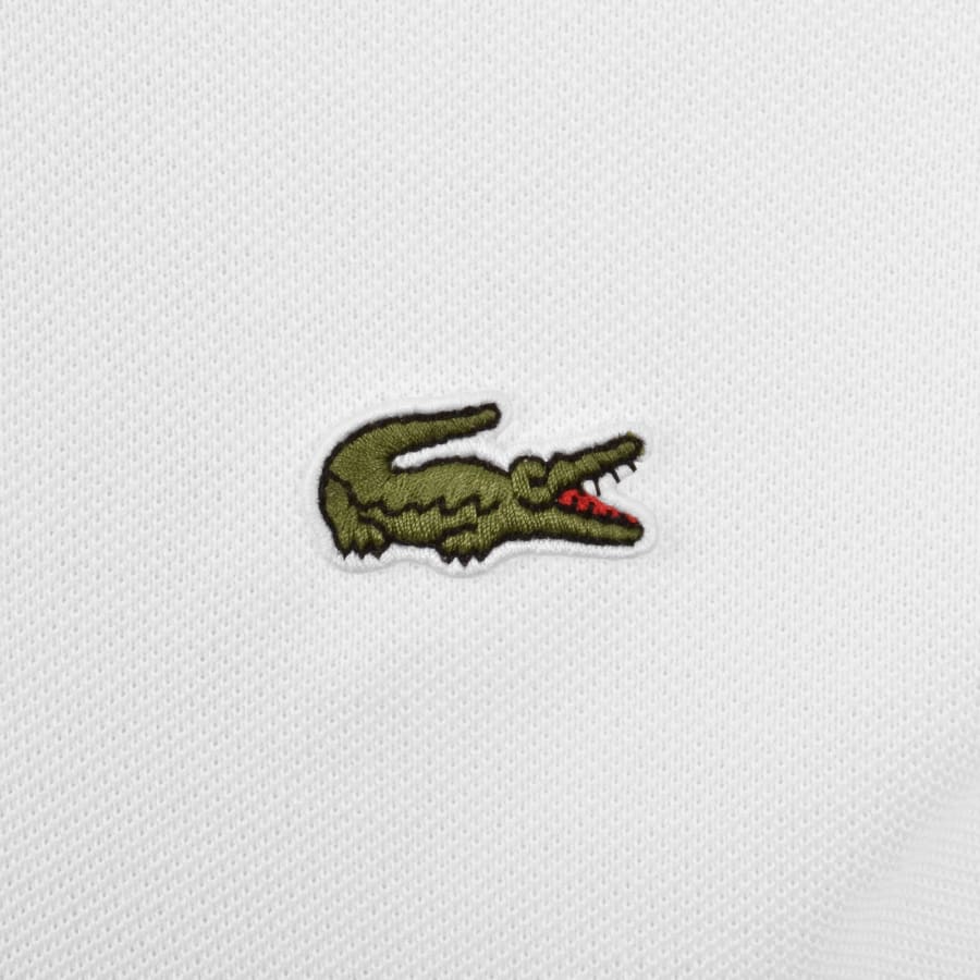 Image number 3 for Lacoste Short Sleeved Polo T Shirt White
