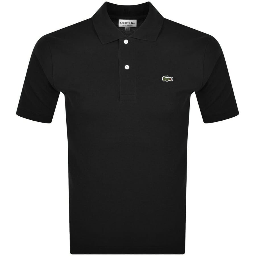 Image number 1 for Lacoste Short Sleeved Polo T Shirt Black
