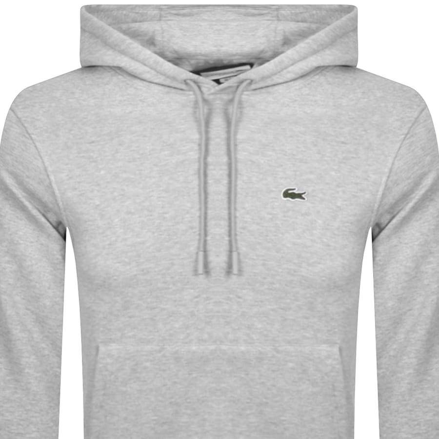 Image number 2 for Lacoste Hoodie Grey