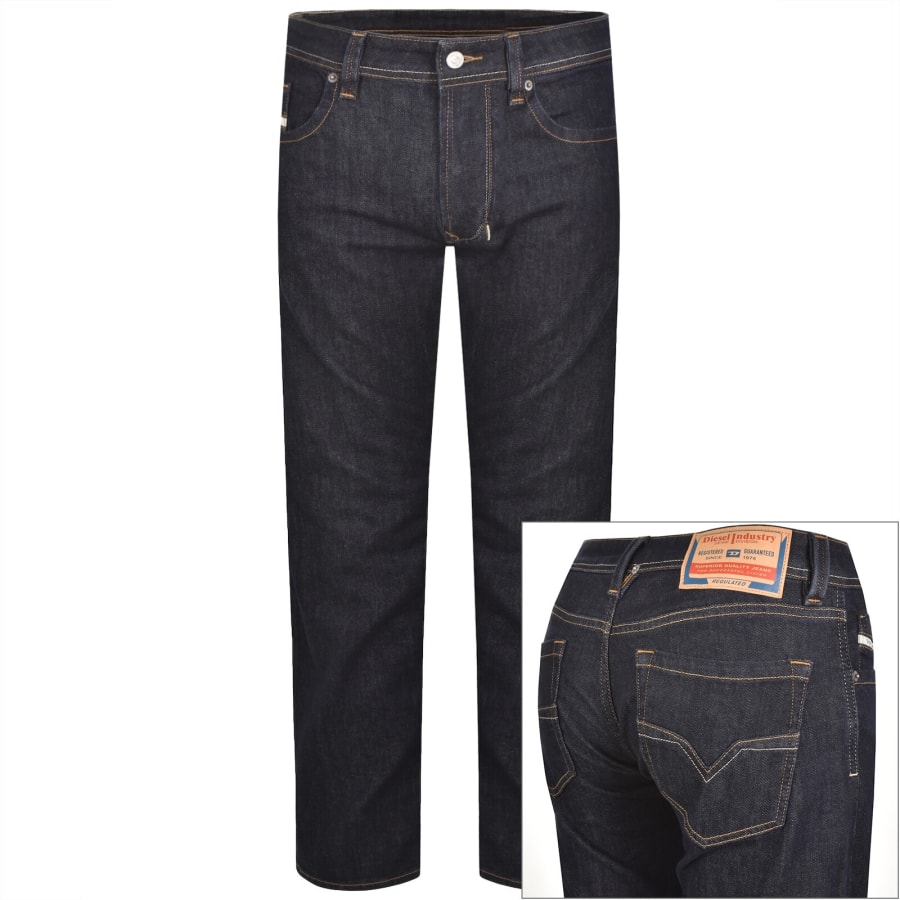 Image number 1 for Diesel Larkee Jeans Dark Blue