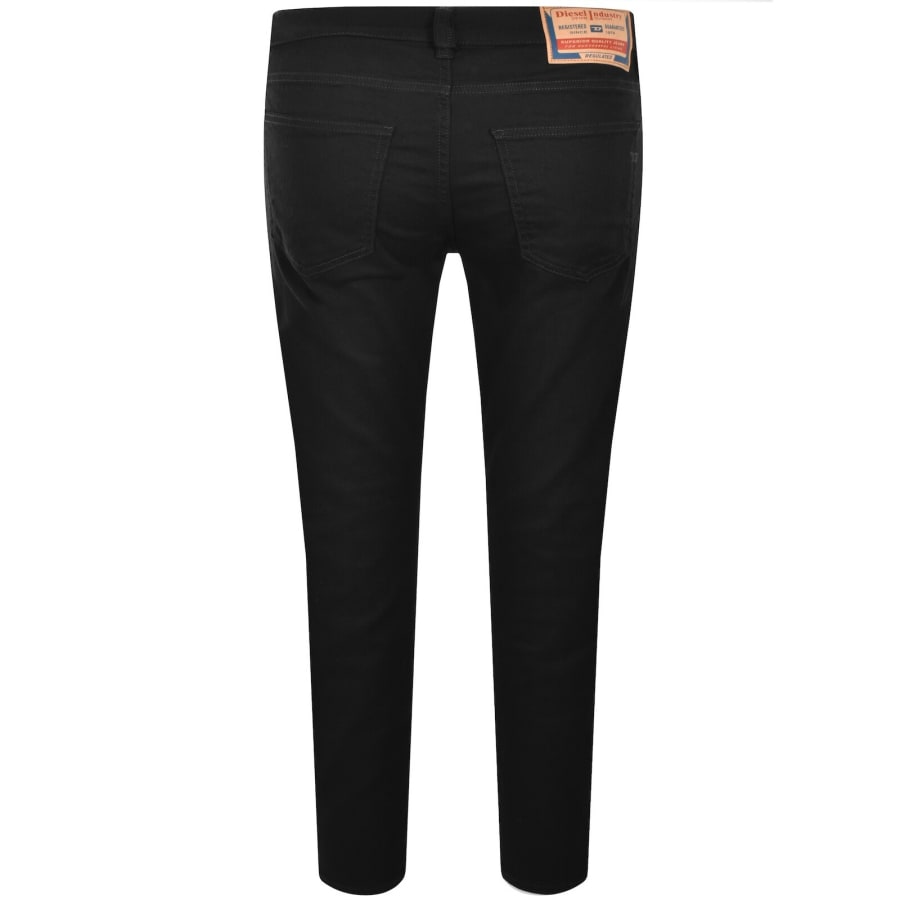 Image number 3 for Diesel D Strukt Slim Fit Jeans Black
