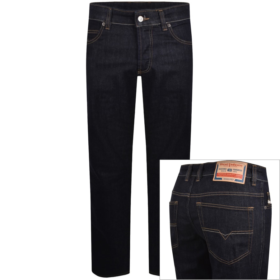 Image number 1 for Diesel 1993 D Vyl Jeans Dark Blue