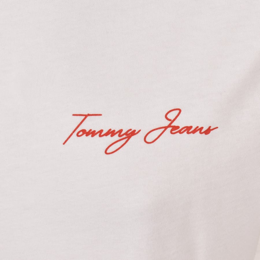 Image number 4 for Tommy Jeans DNA T Shirt Cream