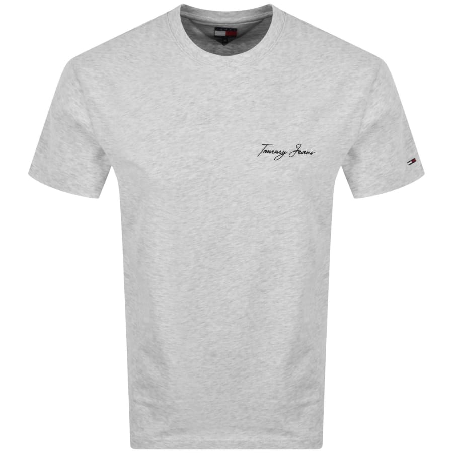 Image number 2 for Tommy Jeans DNA T Shirt Grey