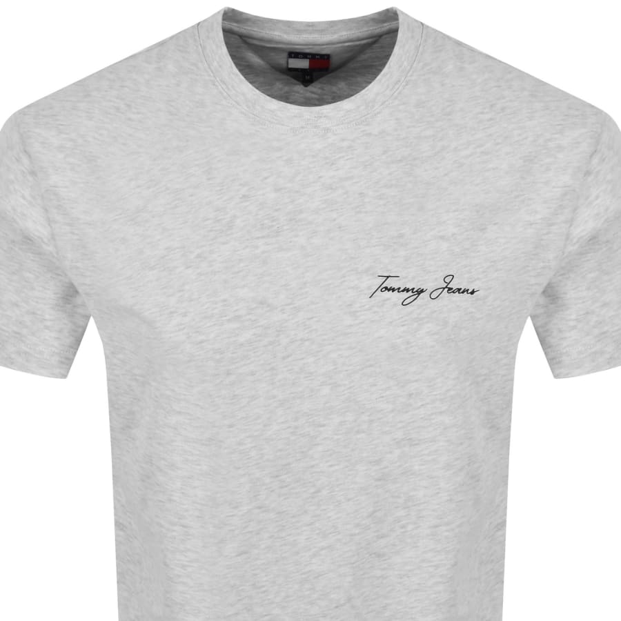 Image number 3 for Tommy Jeans DNA T Shirt Grey