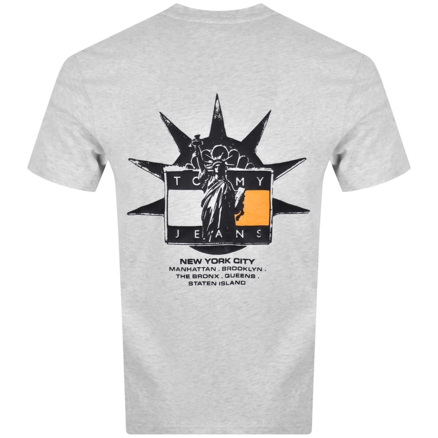 Image number 5 for Tommy Jeans DNA T Shirt Grey