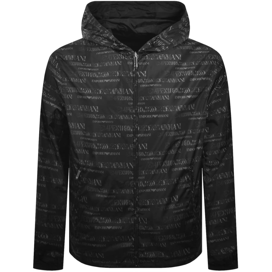 Image number 2 for Emporio Armani Reversible Jacket Black