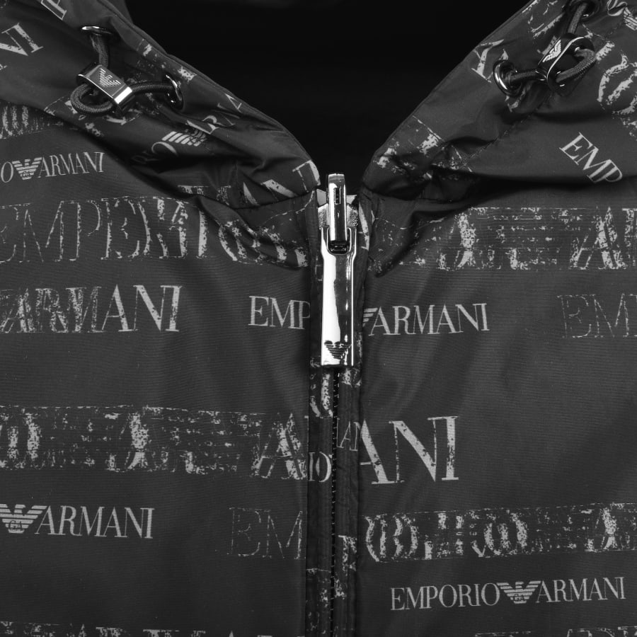 Image number 4 for Emporio Armani Reversible Jacket Black