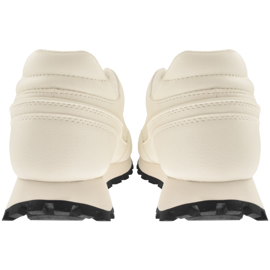 Image number 2 for Armani Exchange Trainers Off White