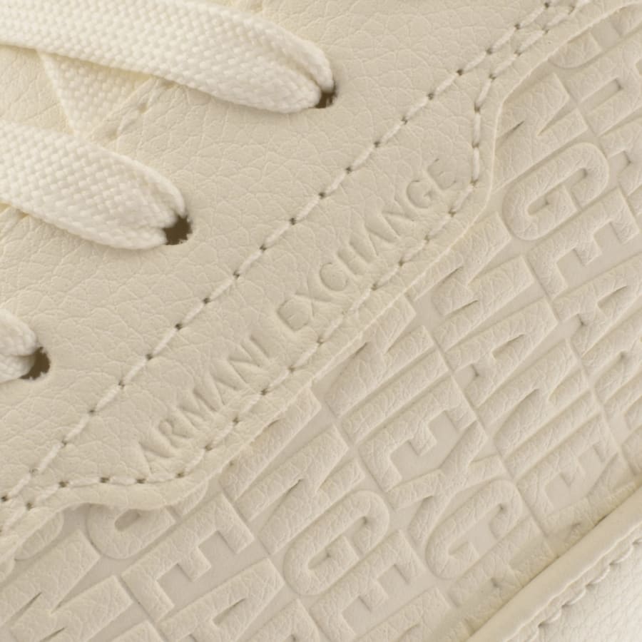 Image number 4 for Armani Exchange Trainers Off White