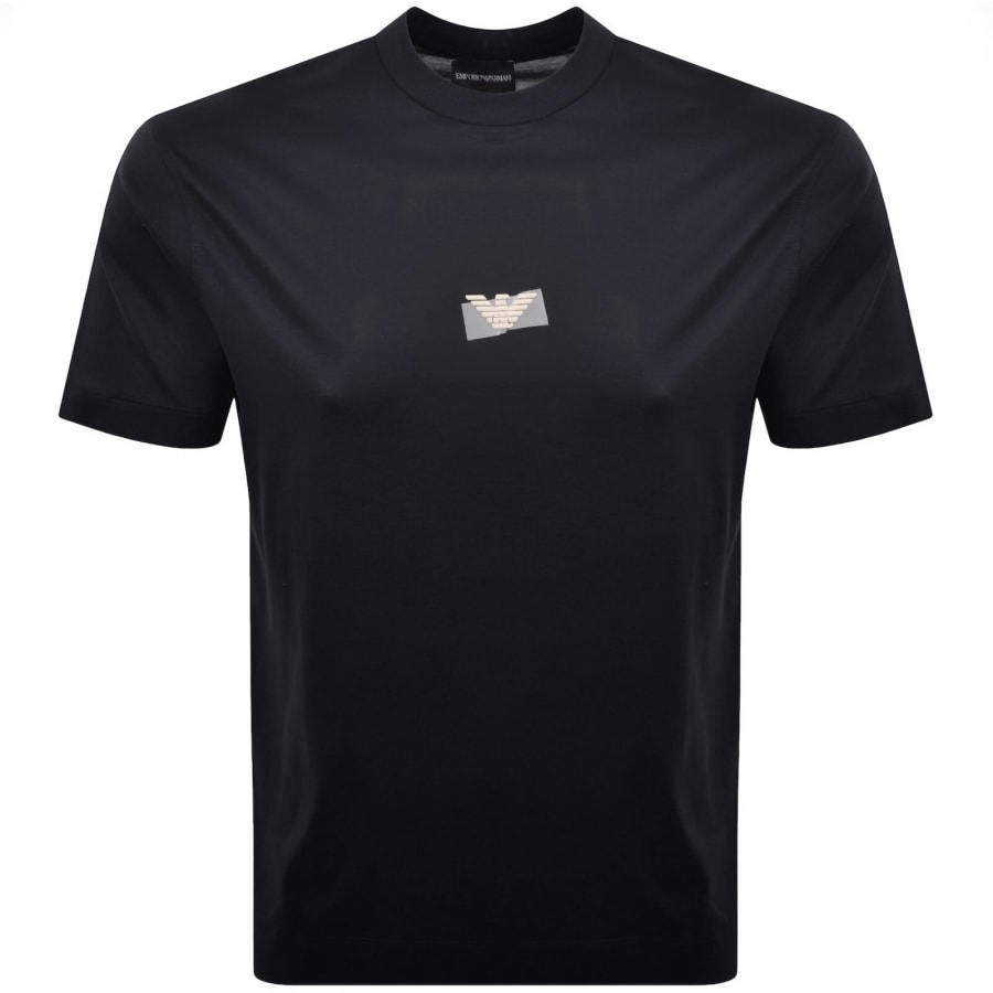 Image number 2 for Emporio Armani Logo T Shirt Navy