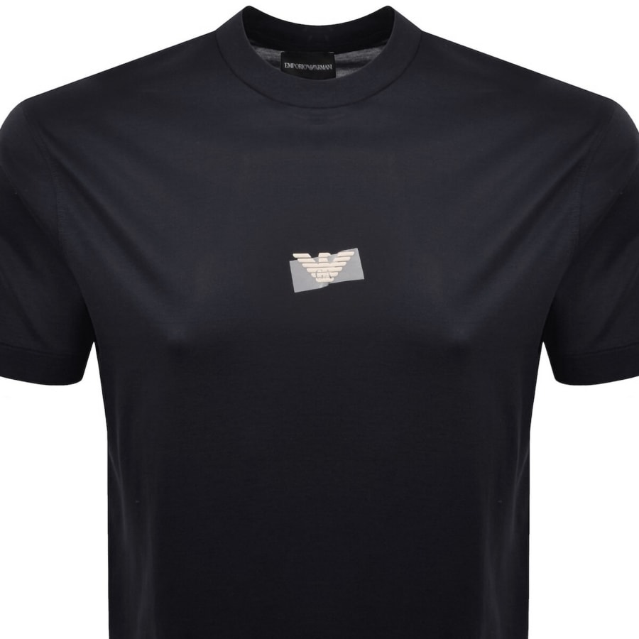 Image number 3 for Emporio Armani Logo T Shirt Navy