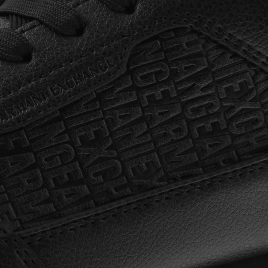 Image number 4 for Armani Exchange Trainers Black