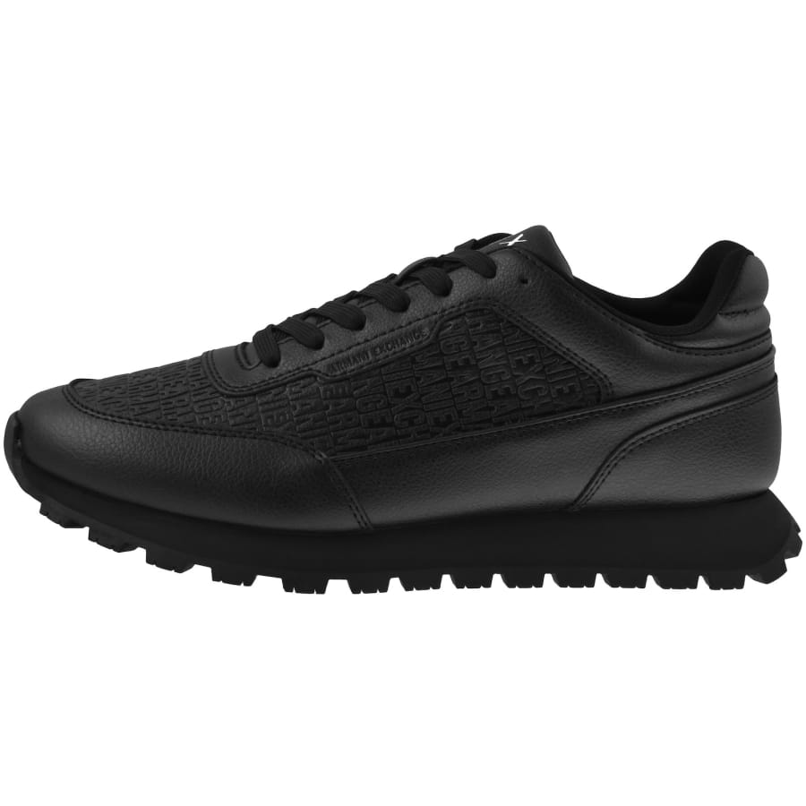 Image number 1 for Armani Exchange Trainers Black