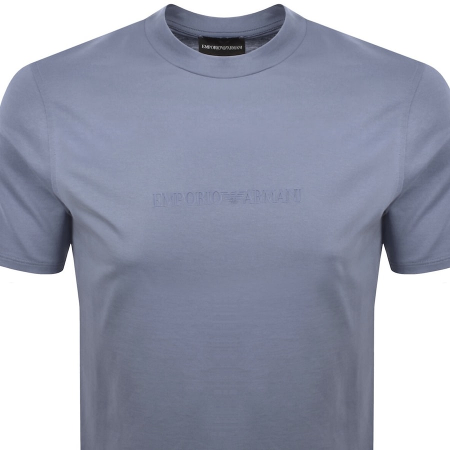 Image number 2 for Emporio Armani Logo T Shirt Blue