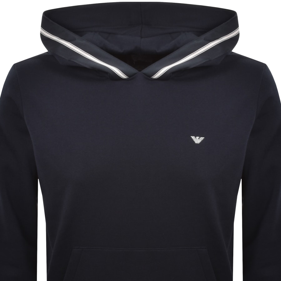 Image number 2 for Emporio Armani Loungewear Hoodie Navy