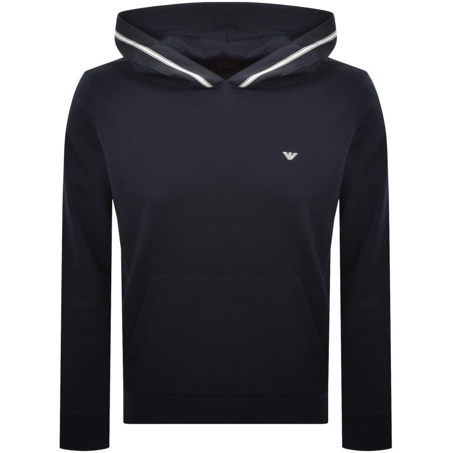 Image number 1 for Emporio Armani Loungewear Hoodie Navy
