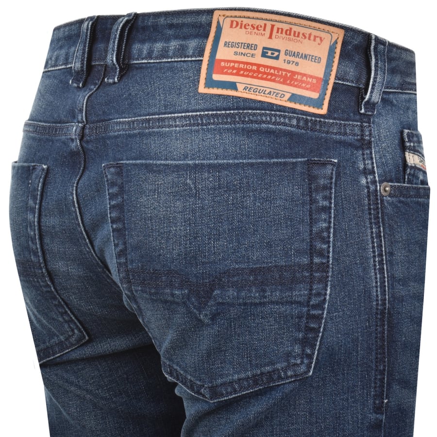 Image number 4 for Diesel Skinny Bootcut 2007 Zatiny Jeans Dark Blue
